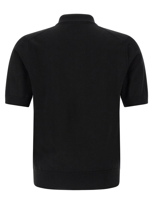 Dolce & Gabbana Heraldic Patch Polo Shirt