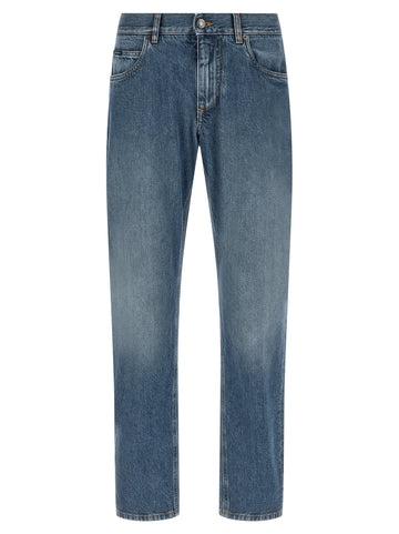 Dolce & Gabbana Heraldic Embroidery Jeans