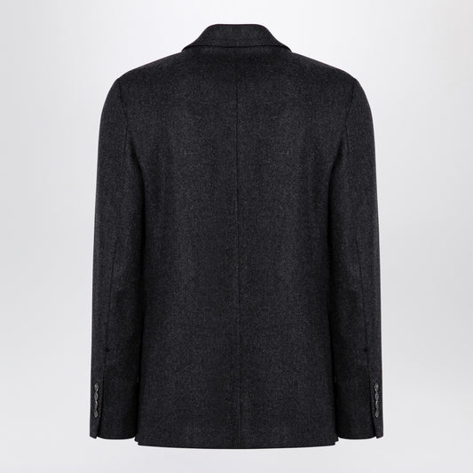Ami Paris Grey wool double-breasted jacket