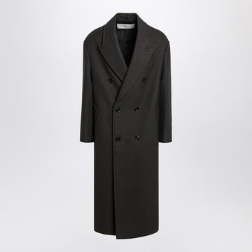 Ami Paris Anthracite grey double-breasted wool coat