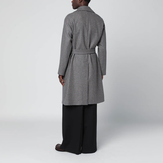 Tagliatore Houndstooth belt coat