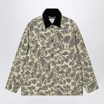 Carhartt WIP Tapestry Chore Coat Camo Duck Jacquard, Green/Tobacco