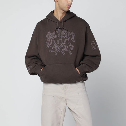 Carhartt WIP Hackwork hoodie in Vitola/Glassy Pink