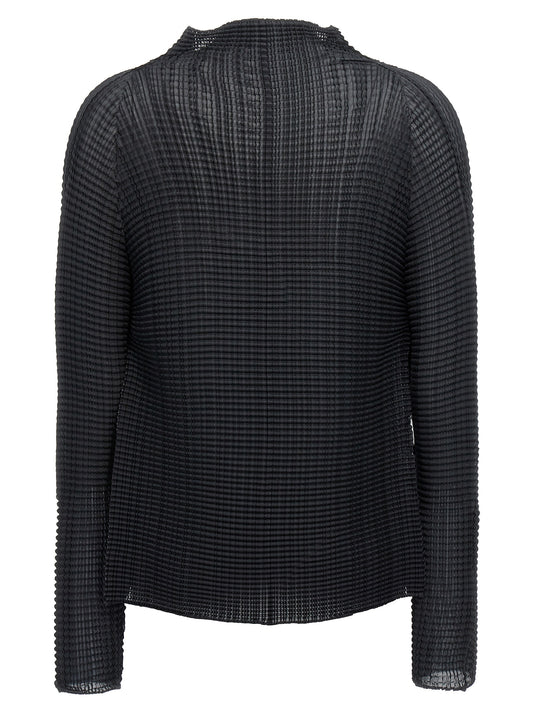 Issey Miyake Wooly Pleats Cardigan