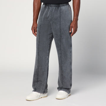 Represent Faded black cotton jogger pants