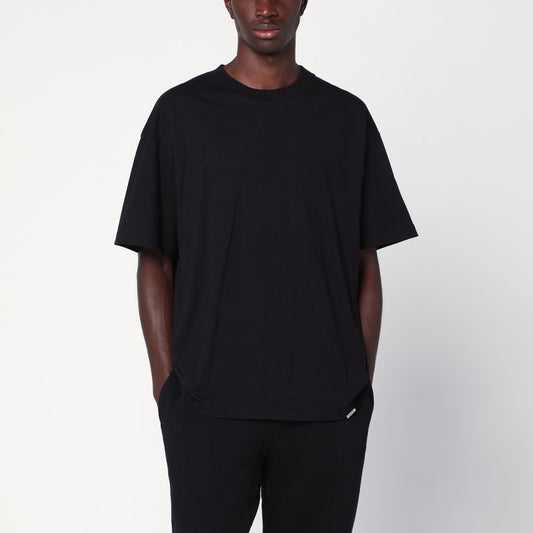 Represent black crew neck t-shirt