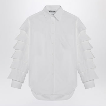 Moschino White shirt with sleeves and collars