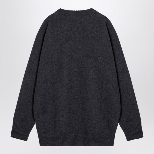 Jil Sander Grey wool crew-neck sweater