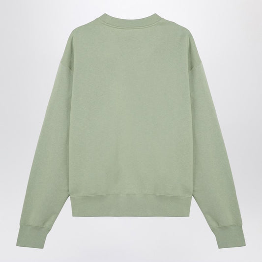 Jil Sander Apple green cotton crew-neck sweatshirt