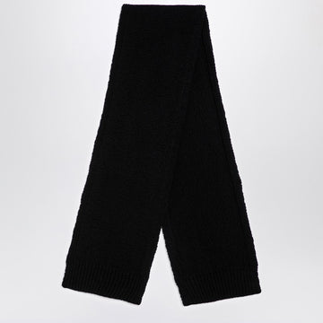 Jil Sander Black wool scarf