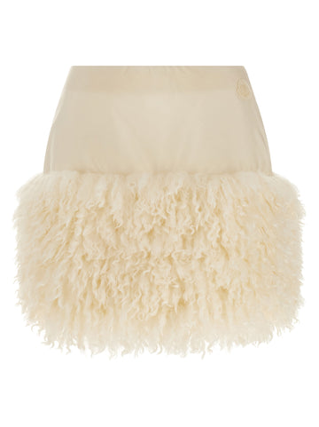Moncler Teddy Insert Skirt