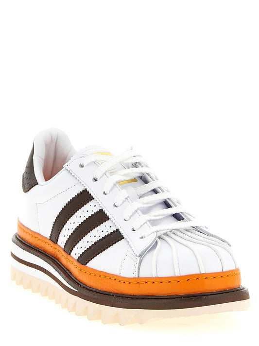Adidas Originals Clot Ex Orange Superstar Sneakers By Edison Chen