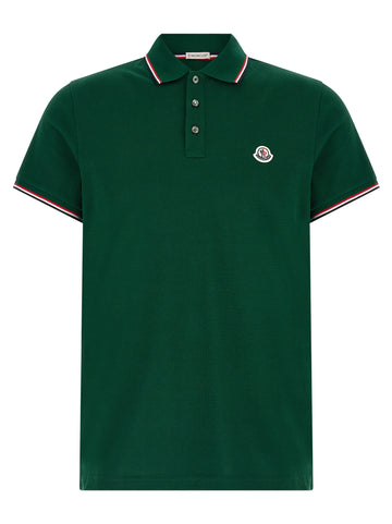 Moncler Tricolor Detail Polo Shirt