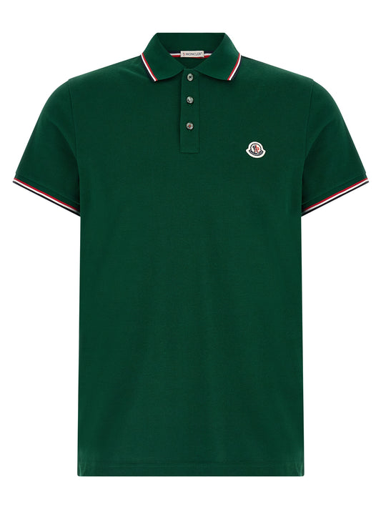 Moncler Tricolor Detail Polo Shirt