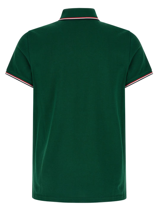 Moncler Tricolor Detail Polo Shirt