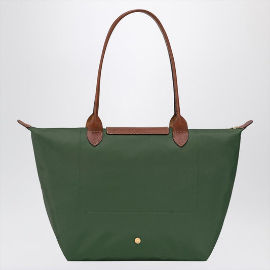 Longchamp Green Le Pliage Original L bag