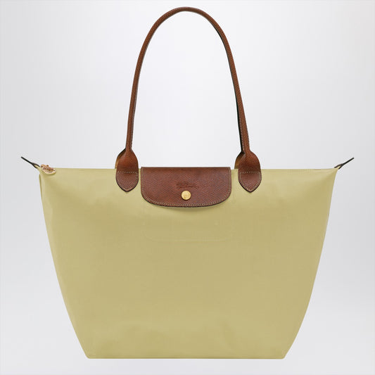Longchamp Pistachio coloured Le Pliage Original L bag