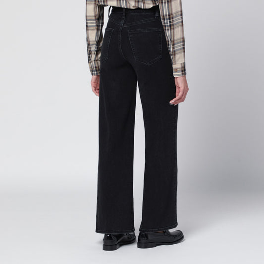 Frame Black Le Slim Palazzo trousers