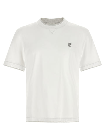 Brunello Cucinelli Double Layer T-shirt