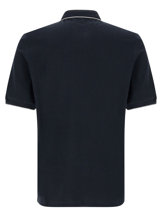 Brunello Cucinelli Stretch Jersey Polo Shirt