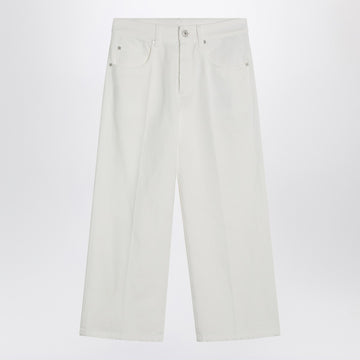 Brunello Cucinelli White cotton trousers