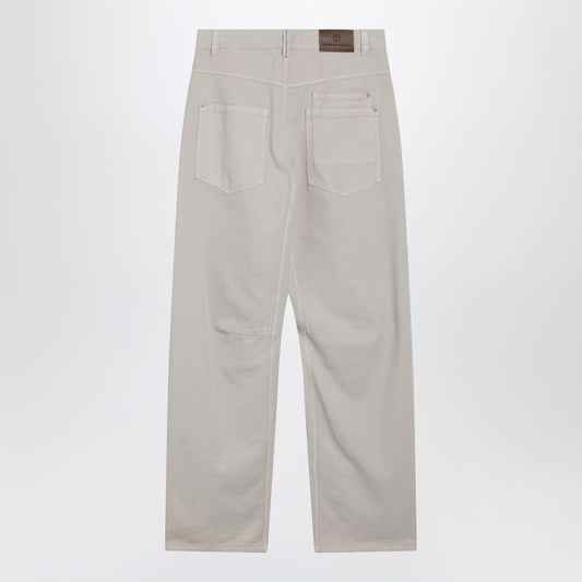 Brunello Cucinelli Beige cotton trousers