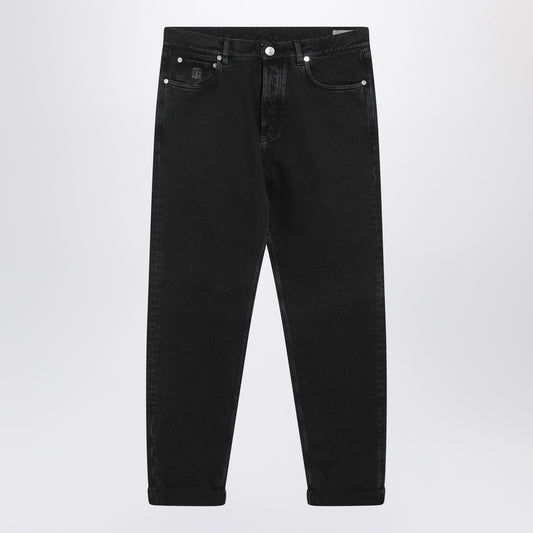 Brunello Cucinelli Black regular-fit jeans