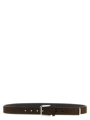 Brunello Cucinelli Inverted Leather Belt