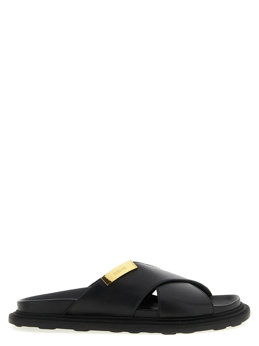 Moschino Leather Sandals