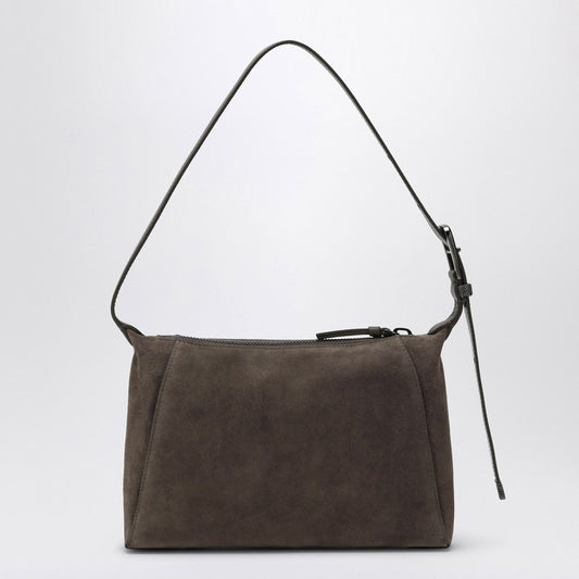 Brunello Cucinelli Brown Suede Bag with Monile