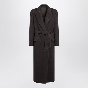 Brunello Cucinelli Brown wool and cashmere coat