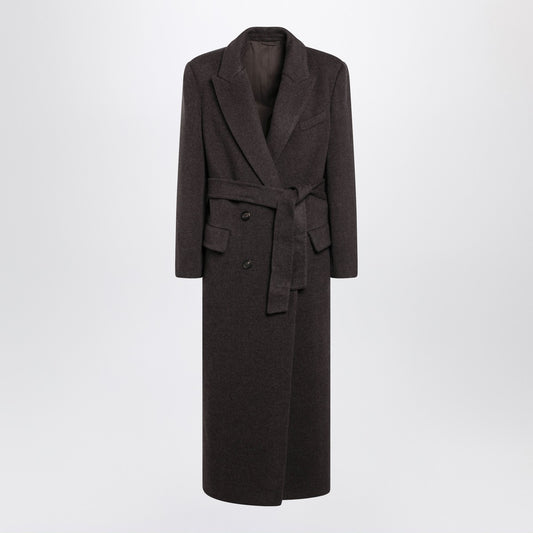 Brunello Cucinelli Brown wool and cashmere coat