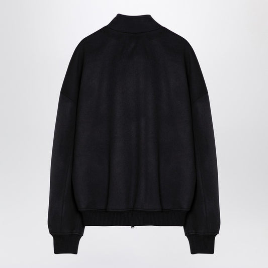 DARKPARK Black wool bomber jacket