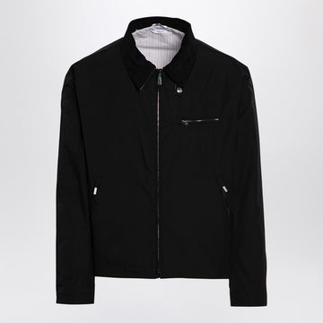 Thom Browne Black jacket with tricolour detail