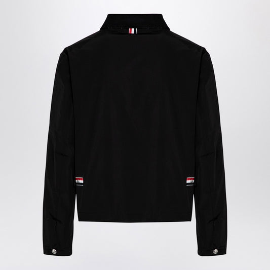 Thom Browne Black jacket with tricolour detail