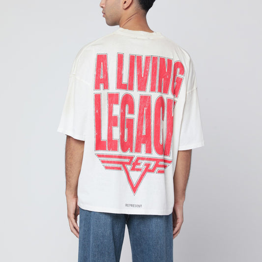 Represent Reversible Living Legacy Tour T-shirt in écru