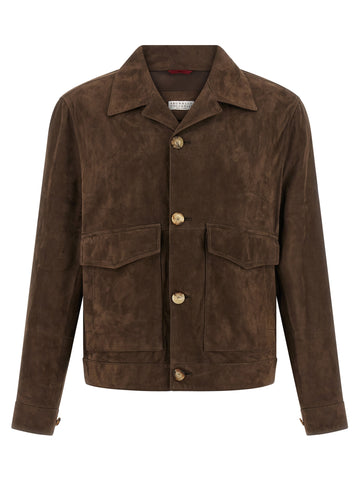 Brunello Cucinelli Suede Jacket