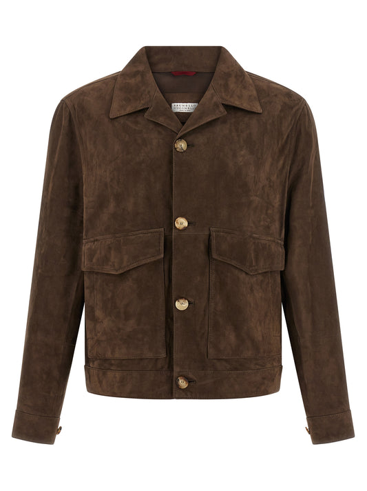 Brunello Cucinelli Suede Jacket