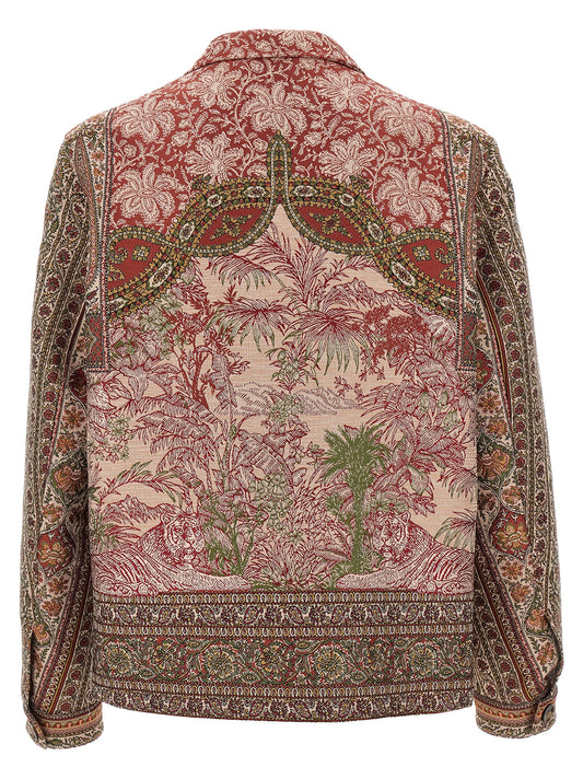 Etro Balmacaan Neck Overshirt