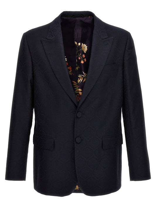 Etro Single-breasted Jacquard Blazer