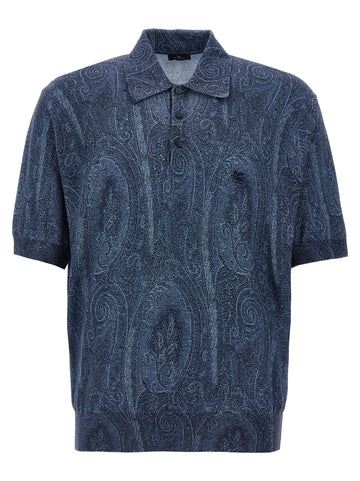 Etro Paisley Polo Shirt