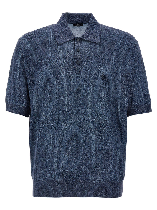 Etro Paisley Polo Shirt