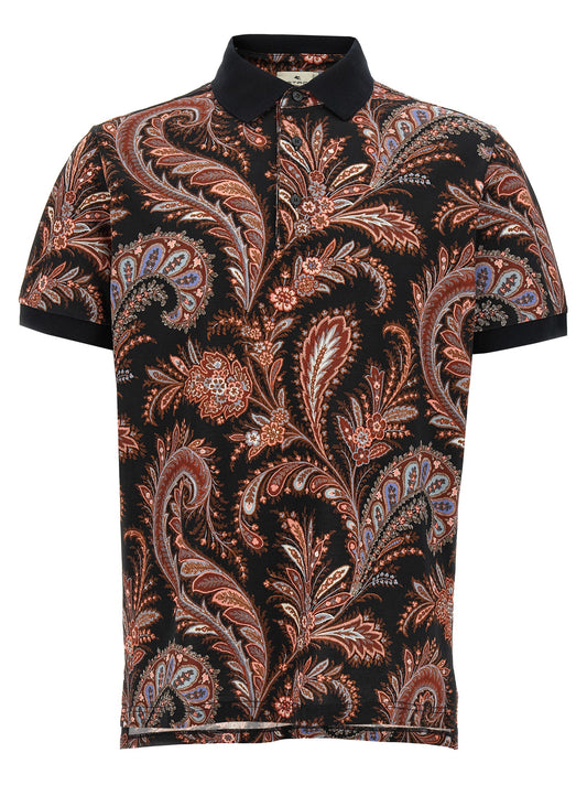 Etro Polo Paisley Flowers