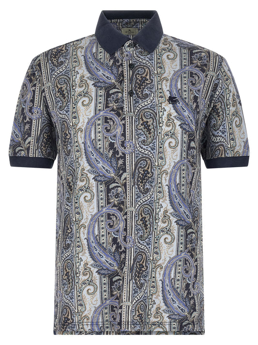 Etro Arnica Paisley Polo Shirt