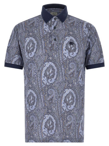 Etro Arnica Paisley Polo Shirt