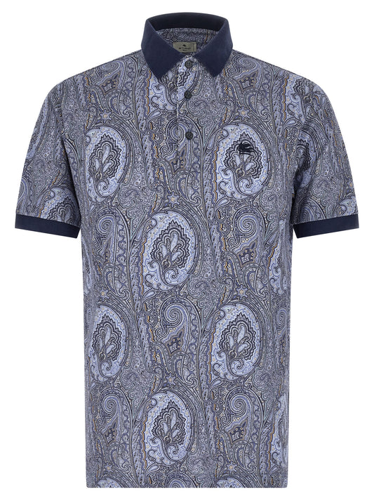 Etro Arnica Paisley Polo Shirt