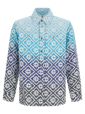 Casablanca Shacket Monogram Gradient Jacquard