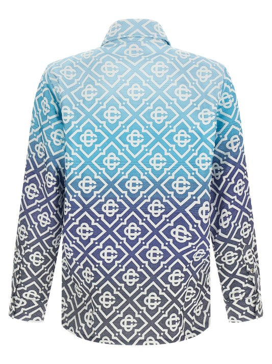 Casablanca Shacket Monogram Gradient Jacquard