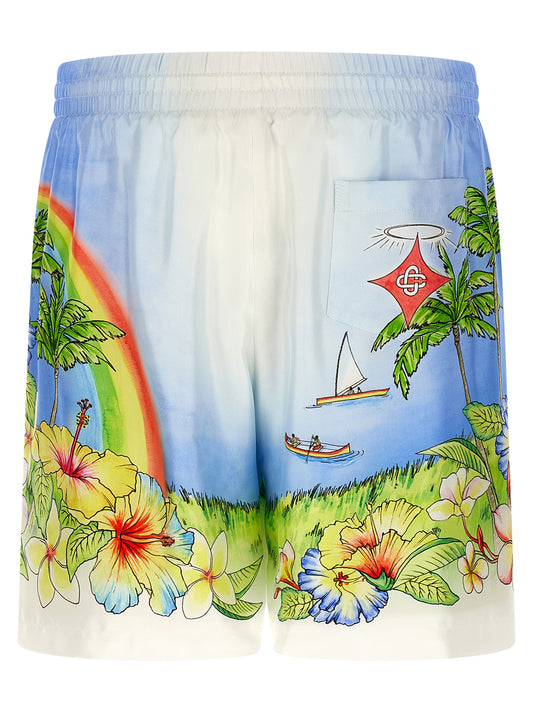 Casablanca Aloha Bermuda Shorts