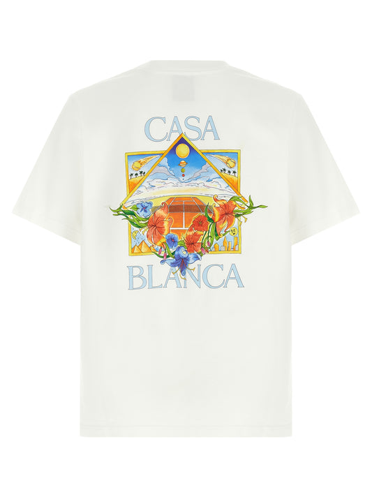Casablanca Flower Court Icon T-shirt